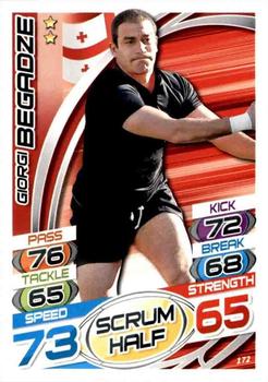 2015 Topps Rugby Attax #172 Giorgi Begadze Front